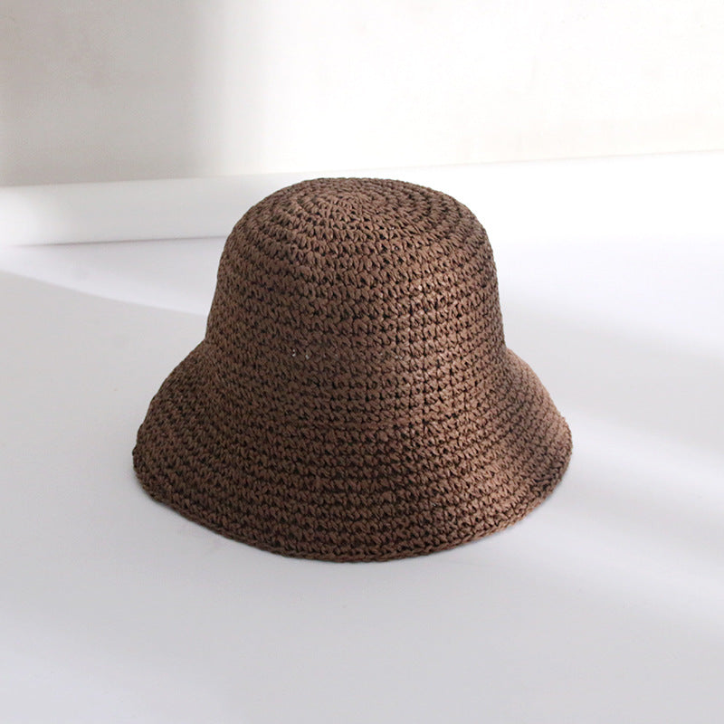 Women’s Straw Bucket Hat in 9 Colors - Wazzi's Wear