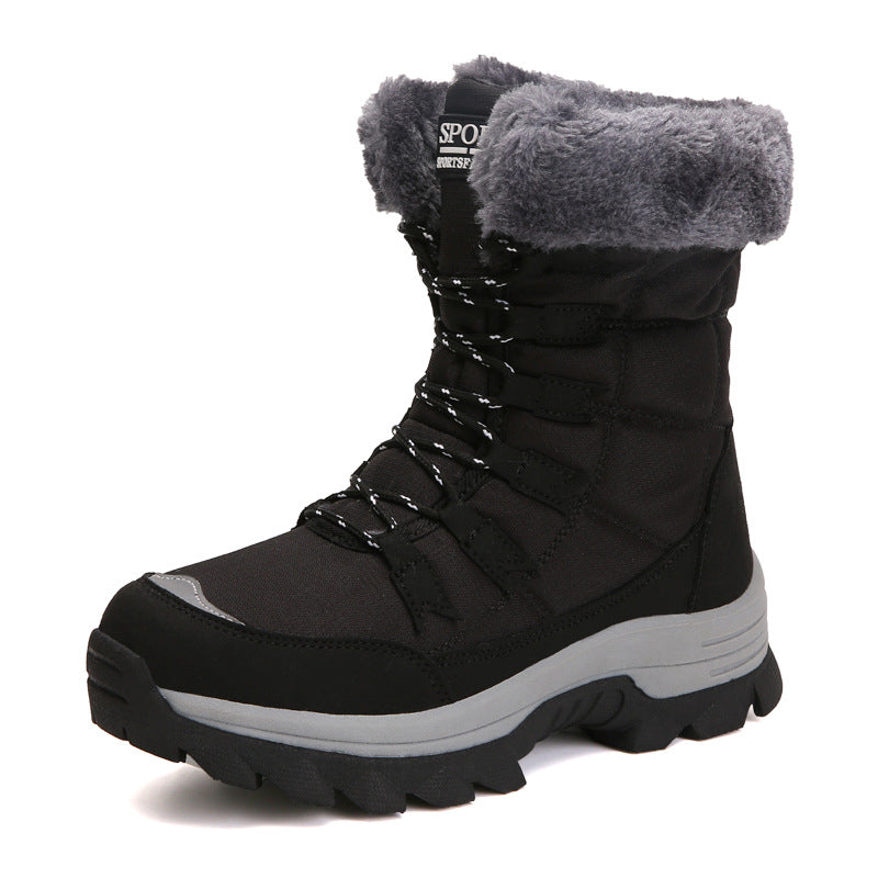 Women’s Plush Waterproof Snow Boots in 2 Colors - Wazzi's Wear