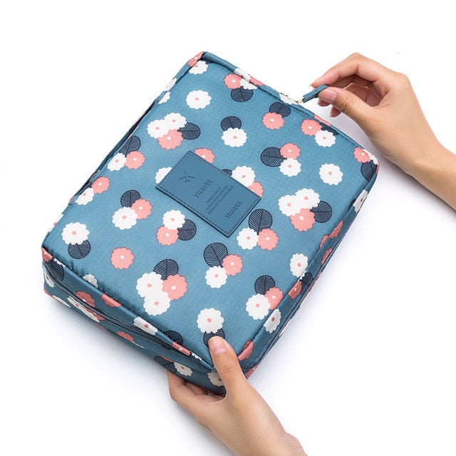 Multifunction Travel Cosmetic Bag in 28 Patterns and Colors - Wazzi's Wear