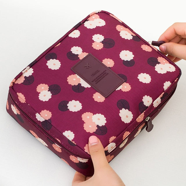 Multifunction Travel Cosmetic Bag in 28 Patterns and Colors - Wazzi's Wear