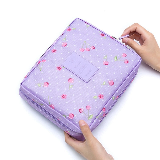 Multifunction Travel Cosmetic Bag in 28 Patterns and Colors - Wazzi's Wear