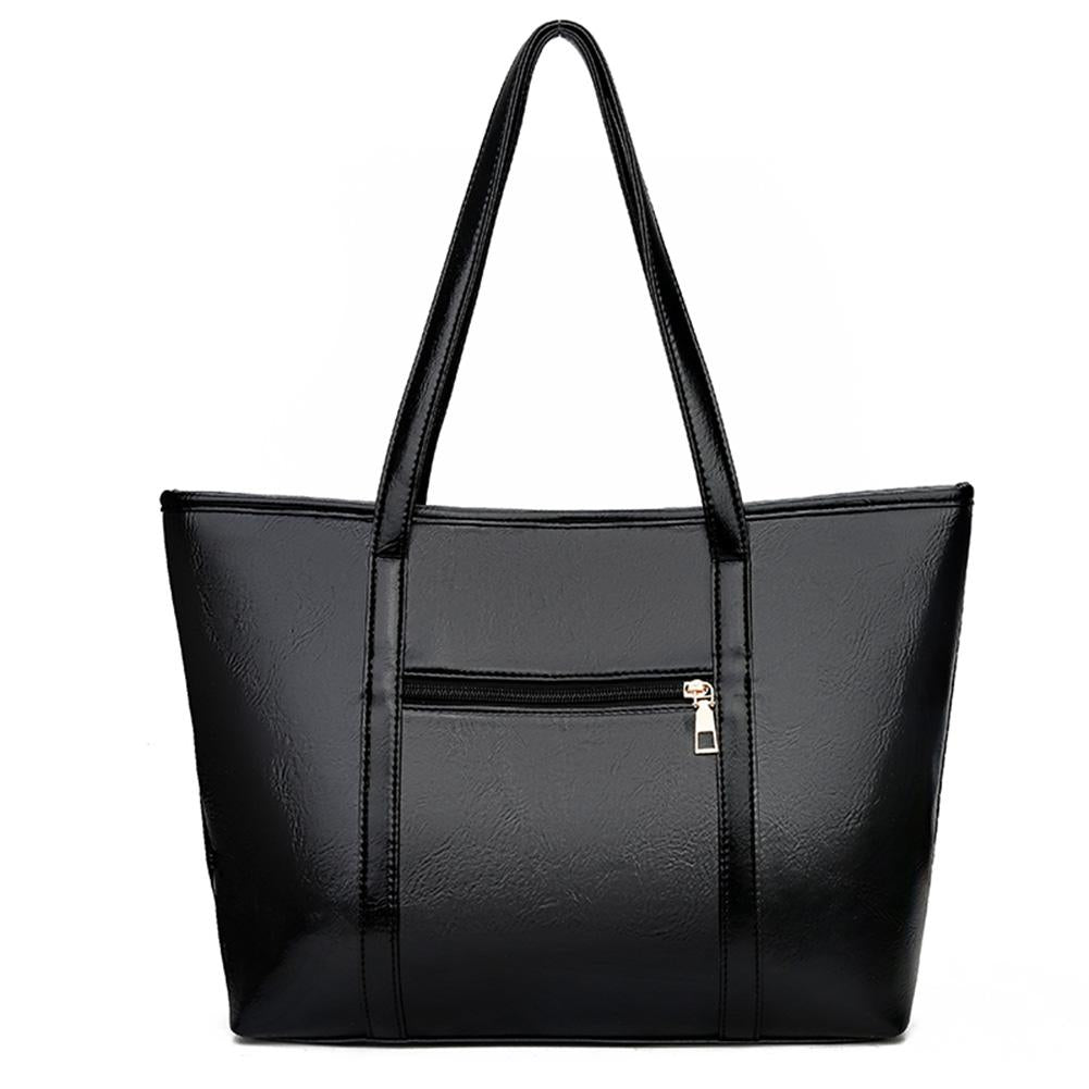 Women’s Solid Colour Large Capacity Shoulder Bag