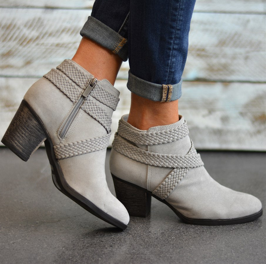 Women’s Ankle Boots with Short Block Heel