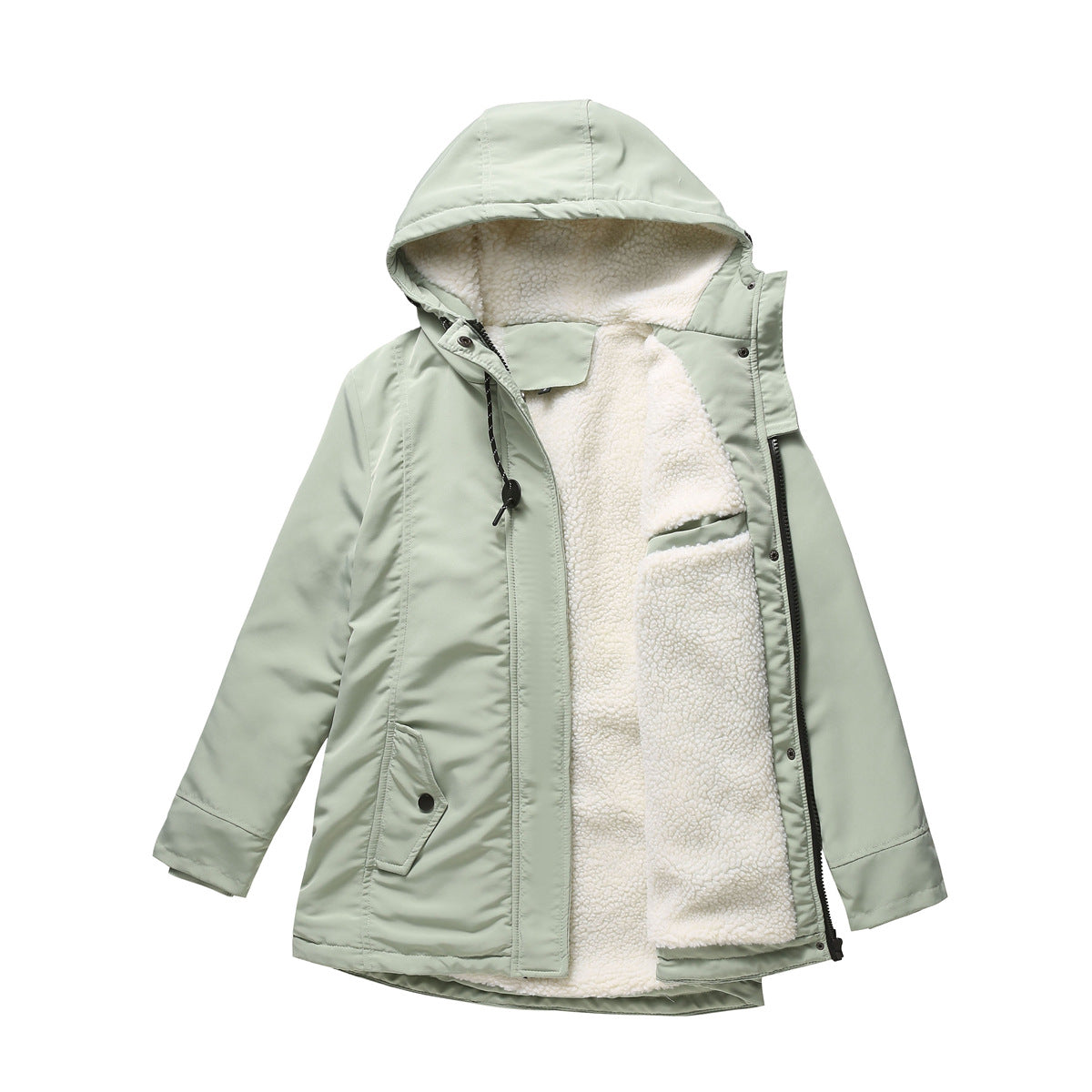 Women’s Warm Plush Hooded Jacket