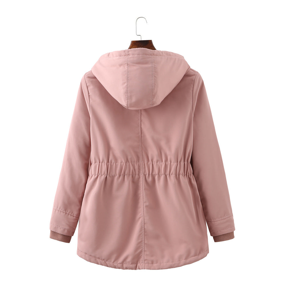 Women’s Warm Plush Hooded Jacket