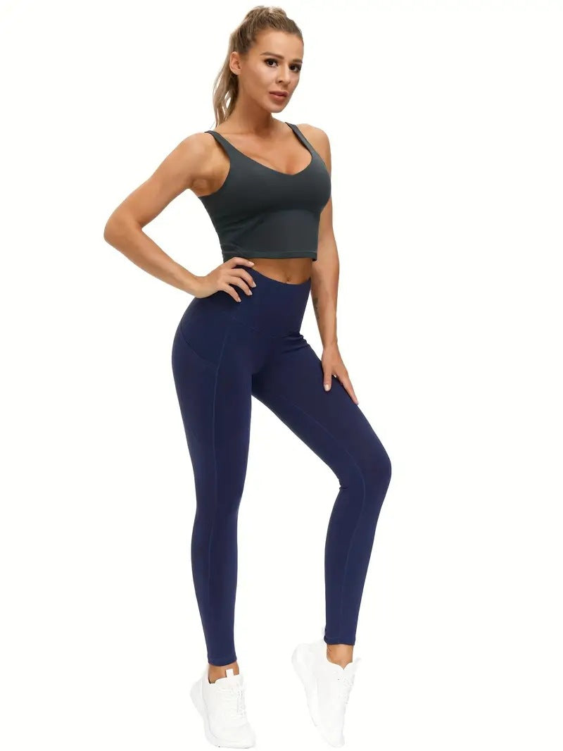 Women’s High Waist Yoga Leggings with Pockets