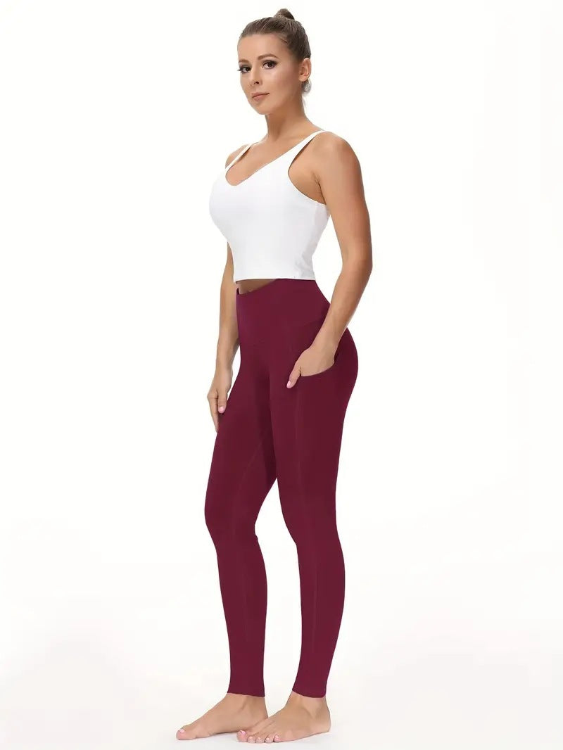 Women’s High Waist Yoga Leggings with Pockets