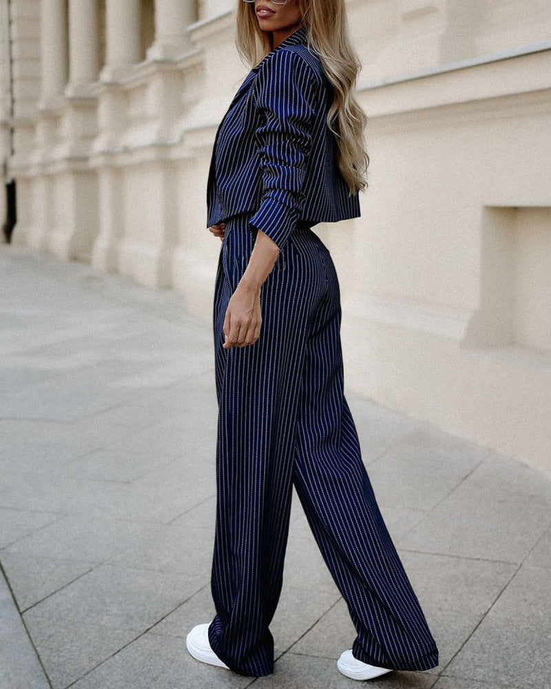 Women’s Pin-Striped Suit