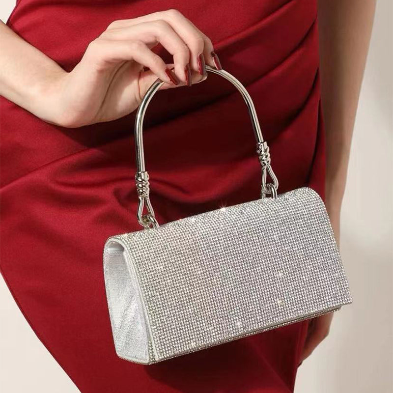 Elegant Sparkly Diamond Evening Bag Handbag