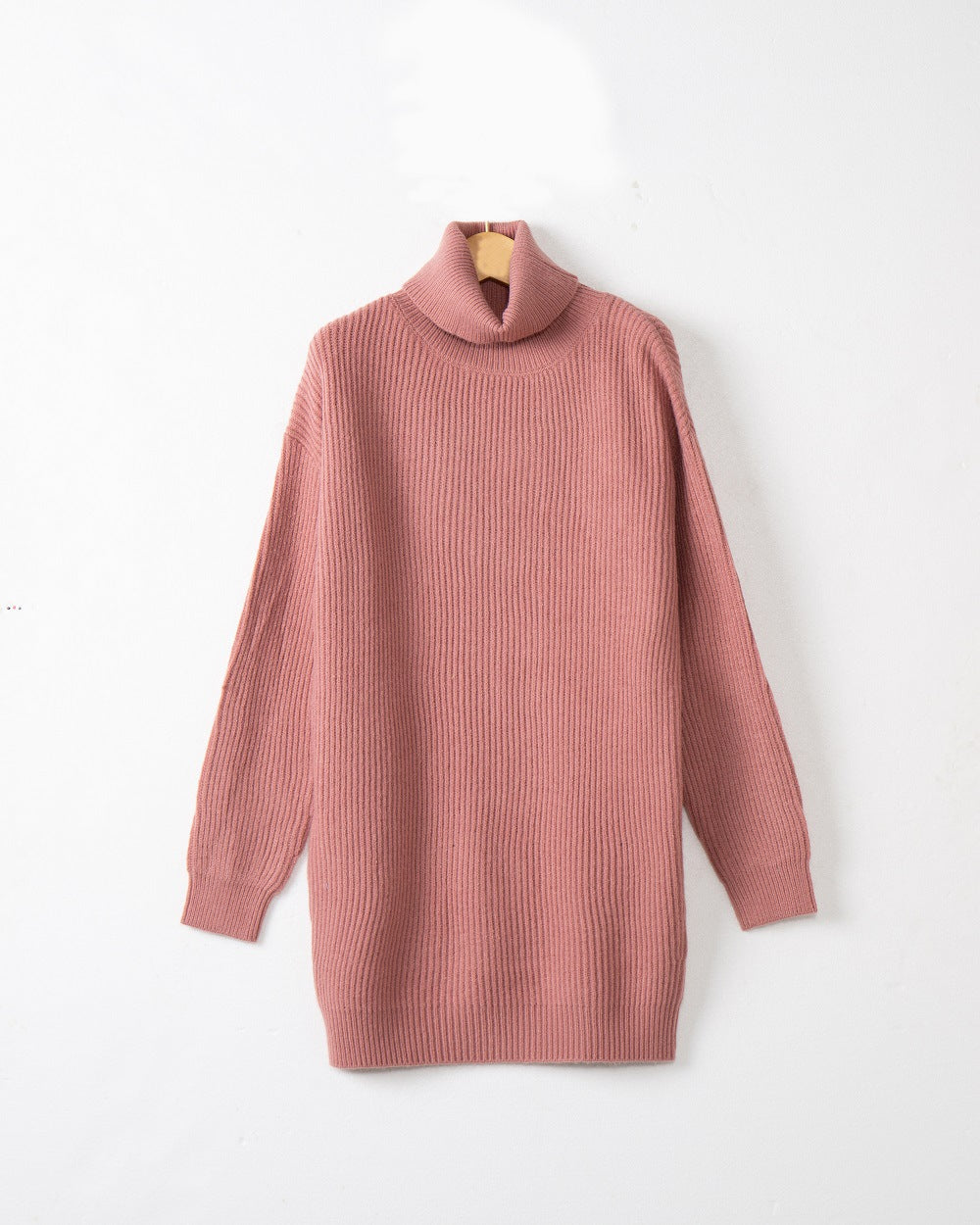 Women’s Long Sleeve Turtleneck Sweater Dress