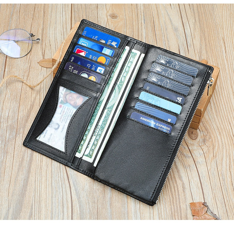 Men's Black Leather Wallet