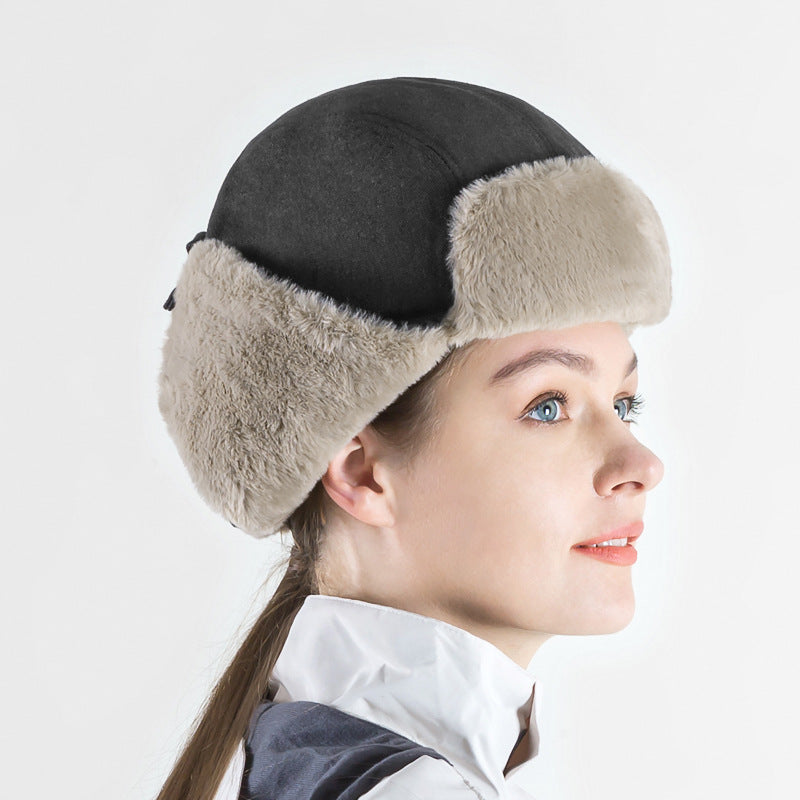 Unisex Fleece-Lined Ear Flap Hat