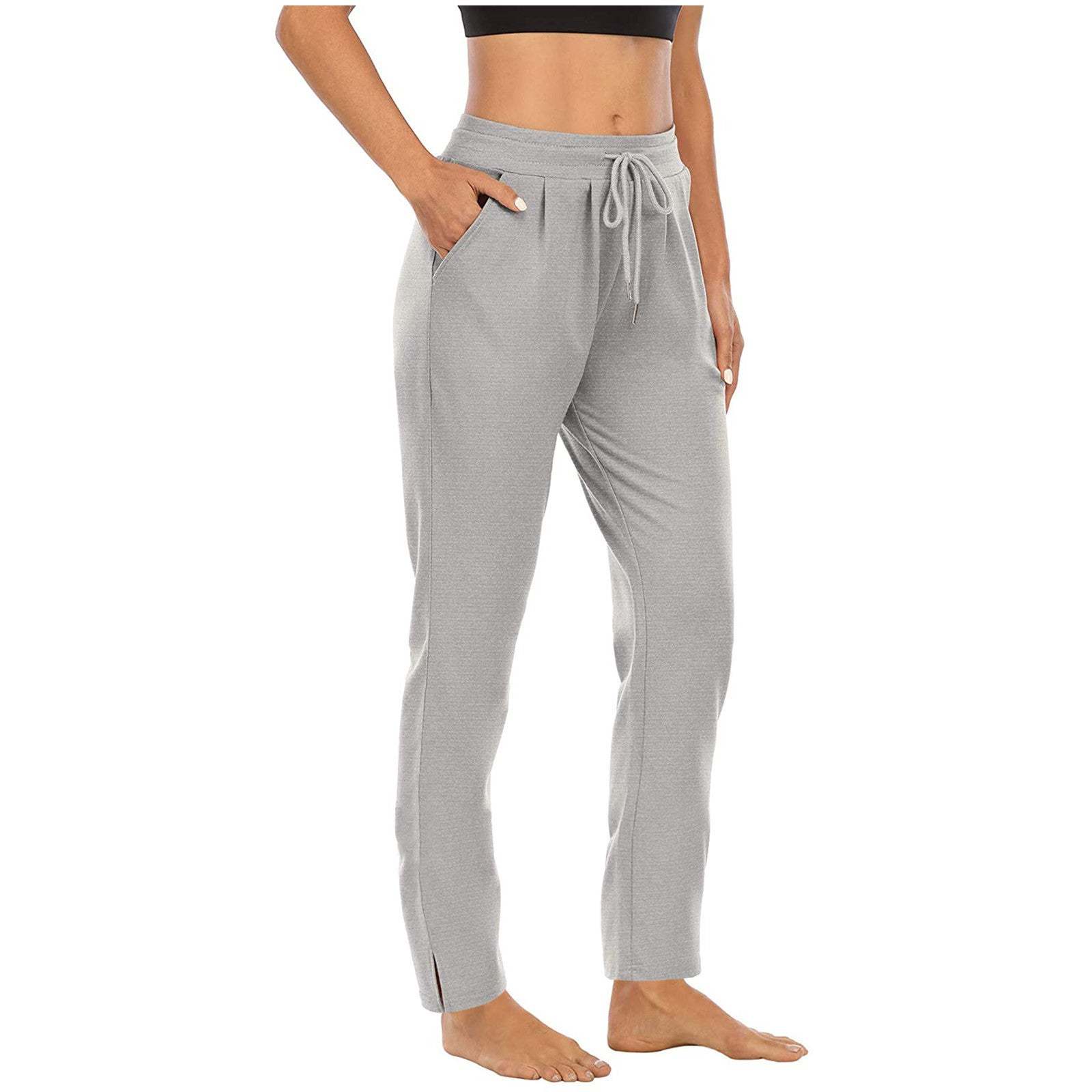 Women's Capris with Drawstring and Pockets