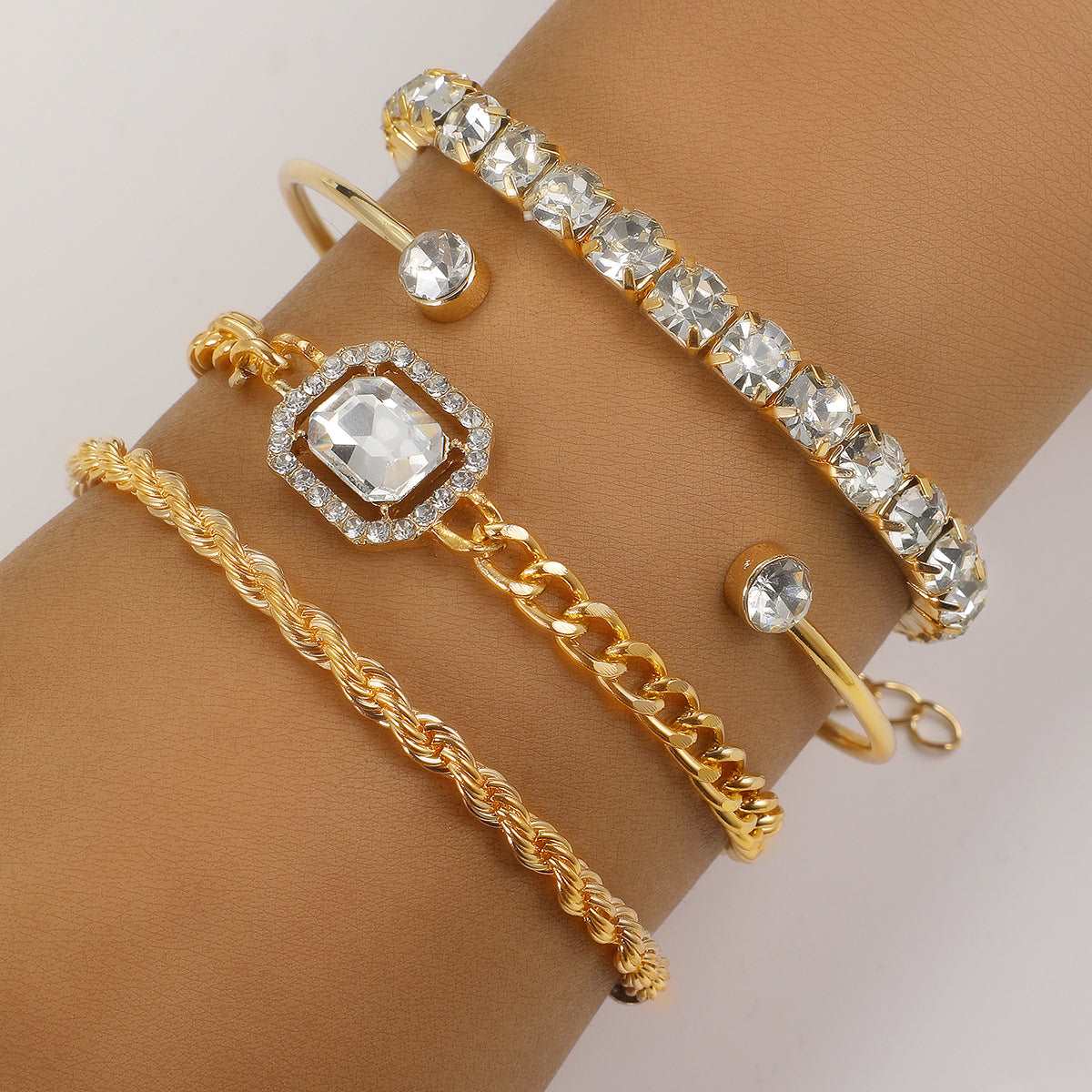 Four Piece Bracelet Set - Wazzi's Wear