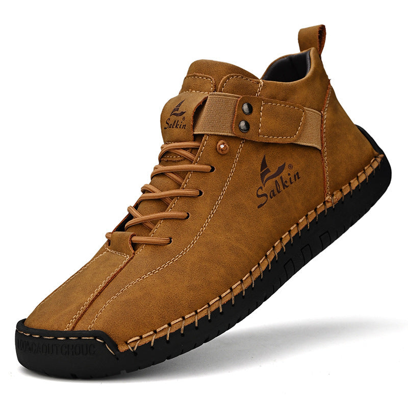 Zapatos bajos de cuero para hombre en 8 colores