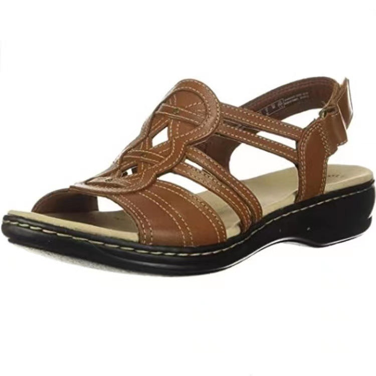 Women’s Flat Open Toe Sandals in 5 Colors - Wazzi's Wear