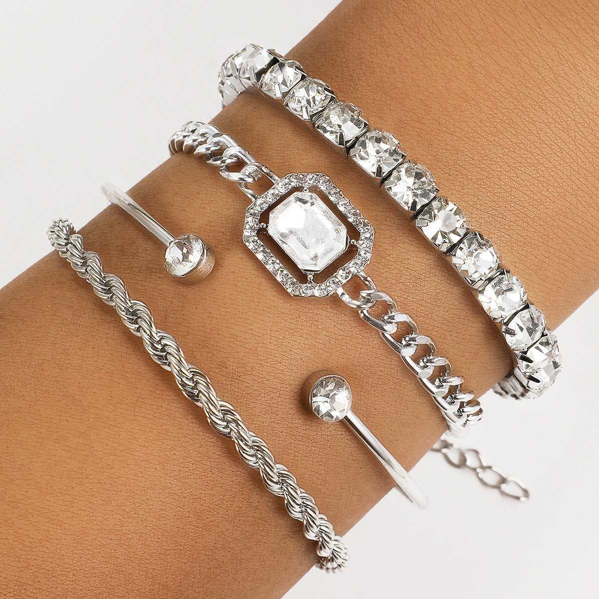 Four Piece Bracelet Set - Wazzi's Wear