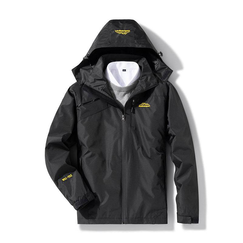 Men’s and Women’s Hooded Waterproof Rain Jacket - Wazzi's Wear