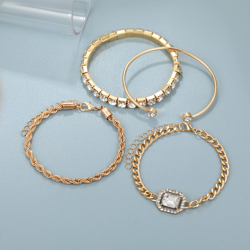 Four Piece Bracelet Set - Wazzi's Wear