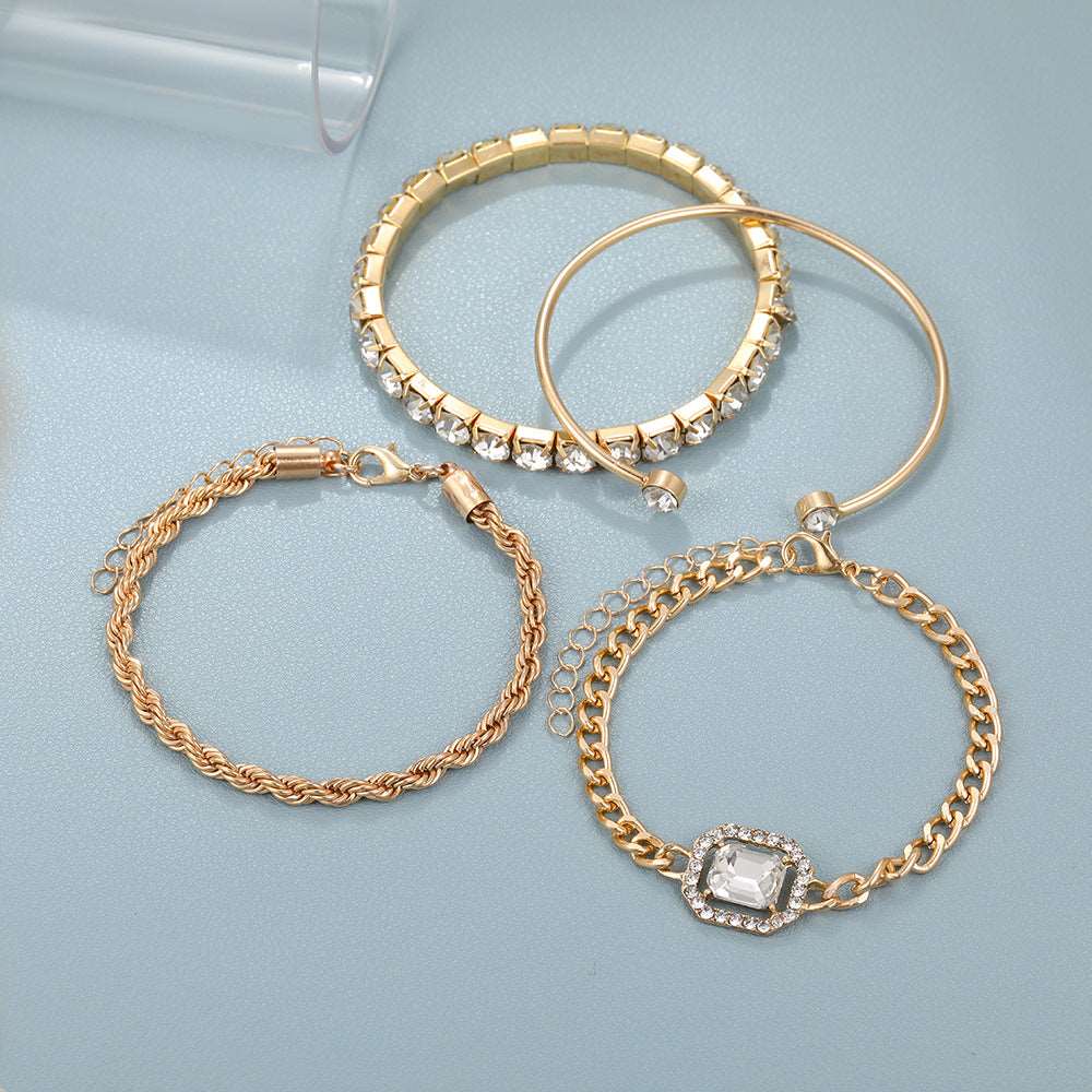 Four Piece Bracelet Set - Wazzi's Wear