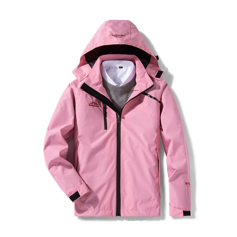 Men’s and Women’s Hooded Waterproof Rain Jacket - Wazzi's Wear