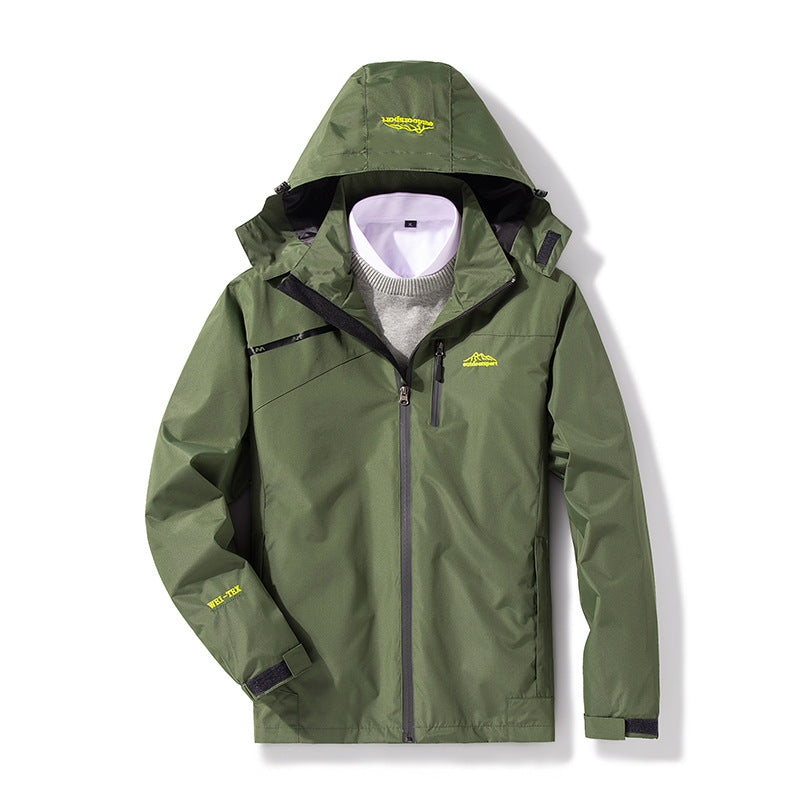 Men’s and Women’s Hooded Waterproof Jacket - Wazzi's Wear