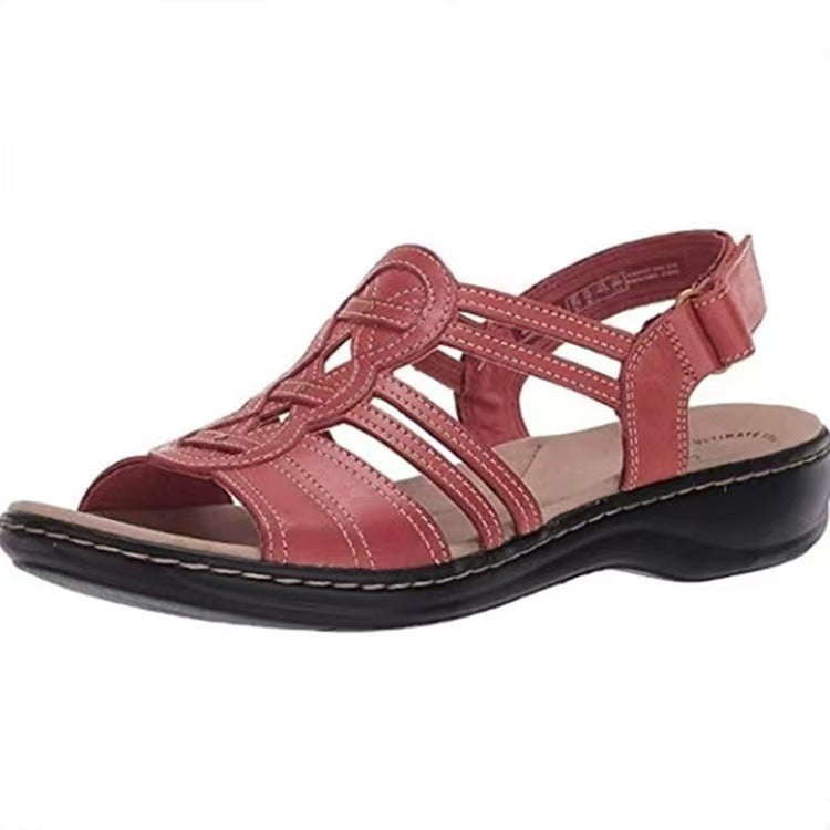 Women’s Flat Open Toe Sandals in 5 Colors - Wazzi's Wear