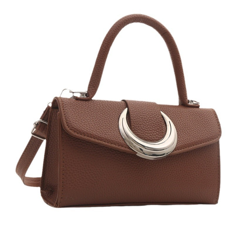 Women's Solid Color Crossbody Hand Bag