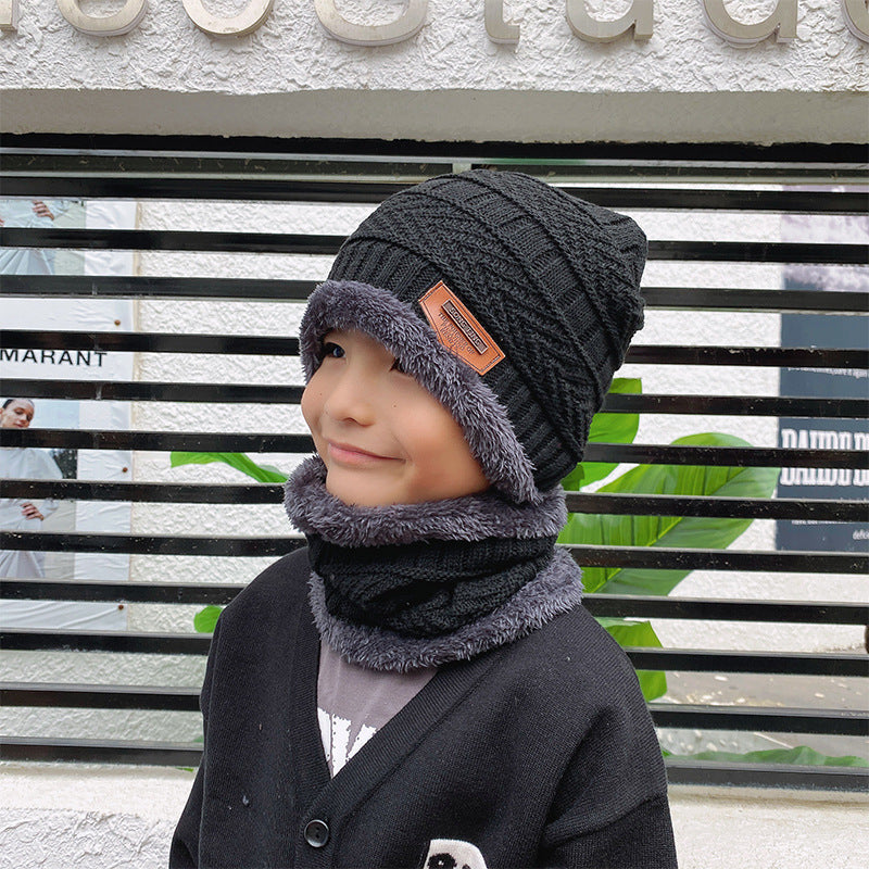 Unisex Fleece-Lined Toque with Matching Neck Warmer