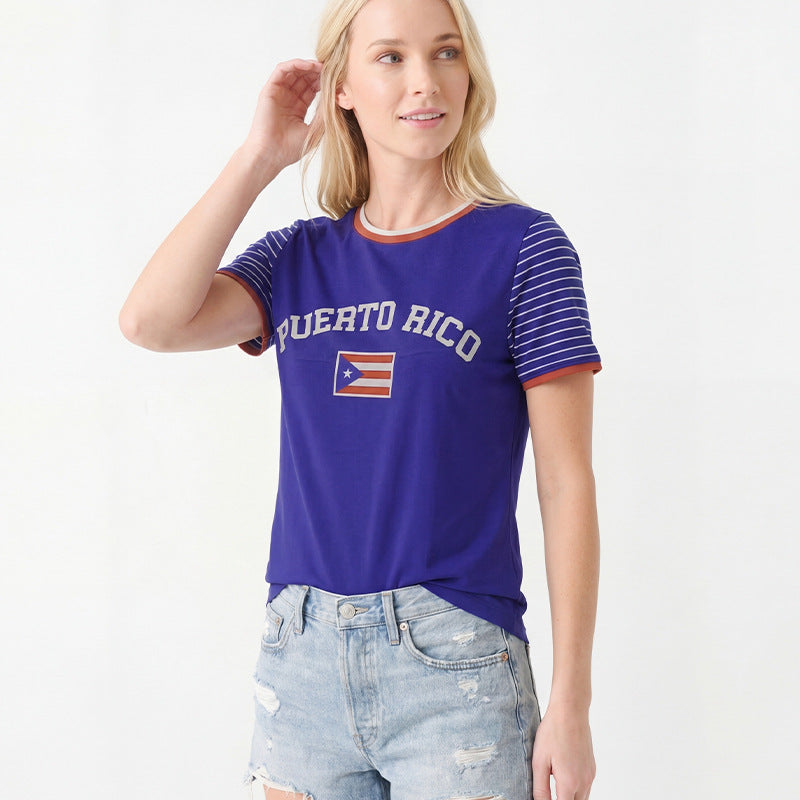 Fashionable Milk Silk Short-Sleeve Top
