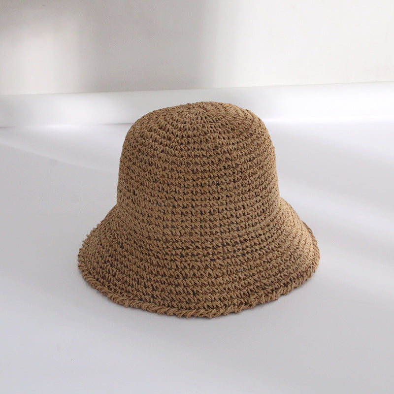 Women’s Straw Bucket Hat in 9 Colors - Wazzi's Wear