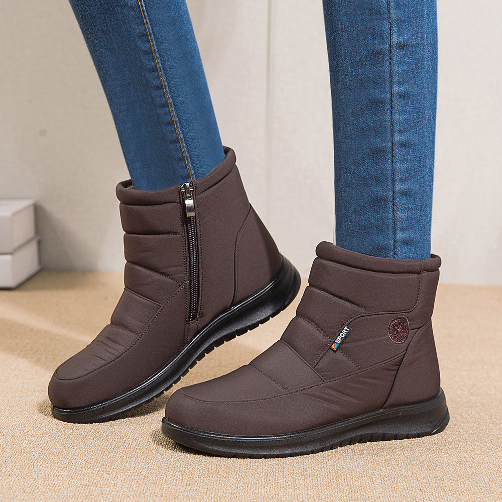 Women’s Non-Slip Waterproof Ankle Boots in 3 Colors - Wazzi's Wear