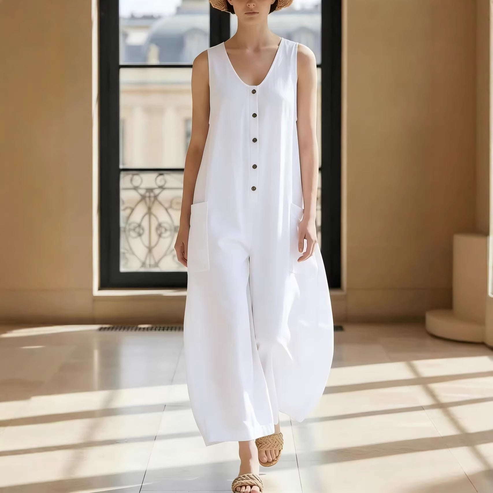 Sleeveless Casual Holiday Womens Dress