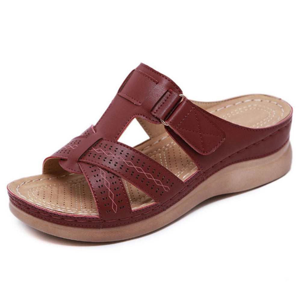 Women’s Cross-Strap Flat Heel Sandals in 5 Colors