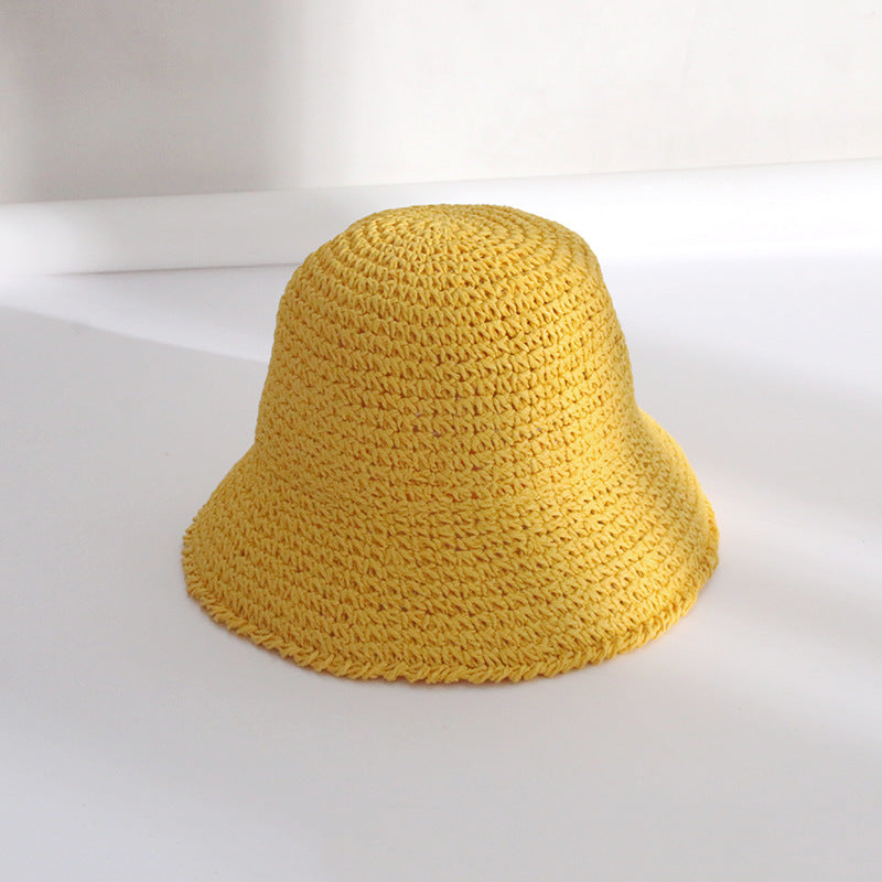 Women’s Straw Bucket Hat in 9 Colors - Wazzi's Wear