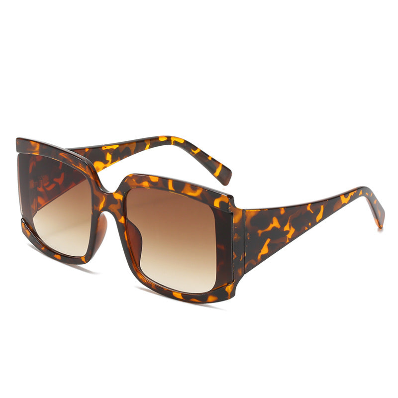 Gafas de sol cuadradas con montura grande para mujer en 7 colores