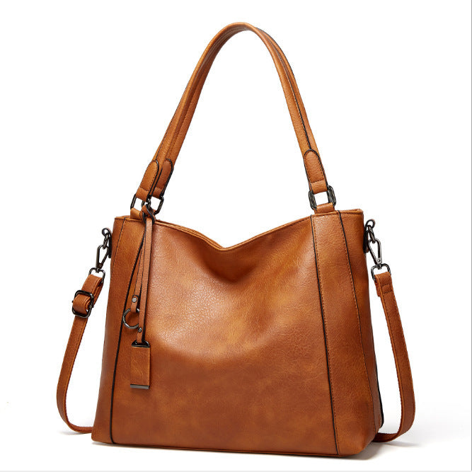 Women’s Soft Large Capacity Shoulder Messenger Bag in 4 Colors - Wazzi's Wear