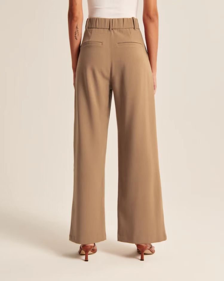 Women’s High Waist Wide Leg Pants with Pockets in 7 Colors S-5XL - Wazzi's Wear