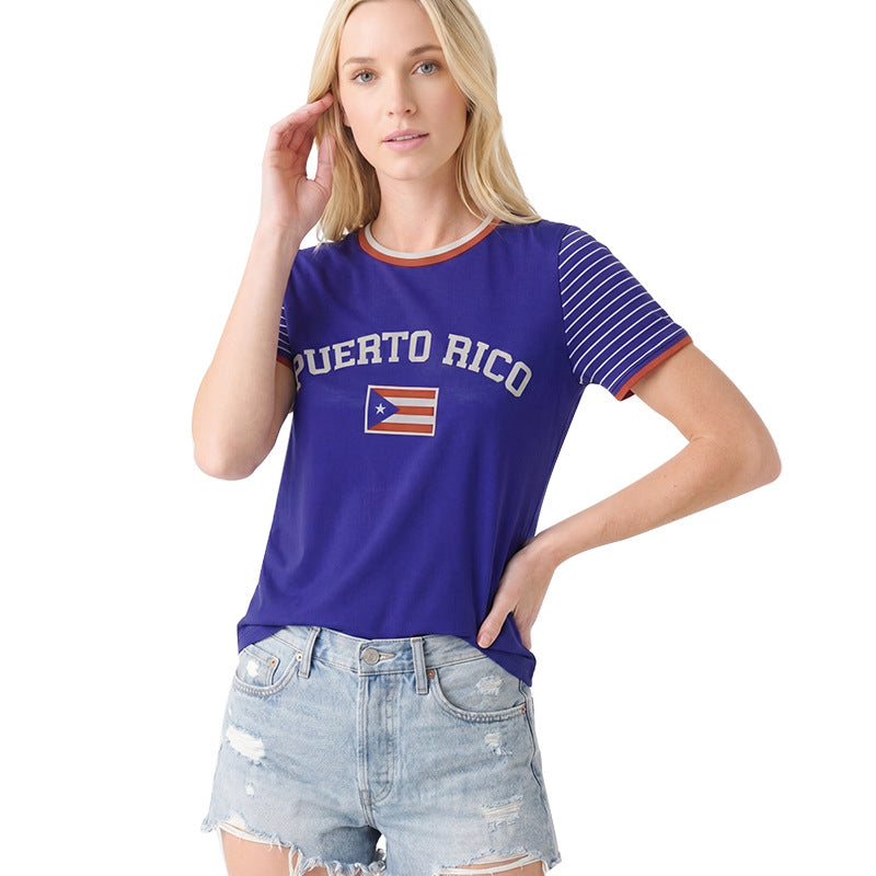 Fashionable Milk Silk Short-Sleeve Top