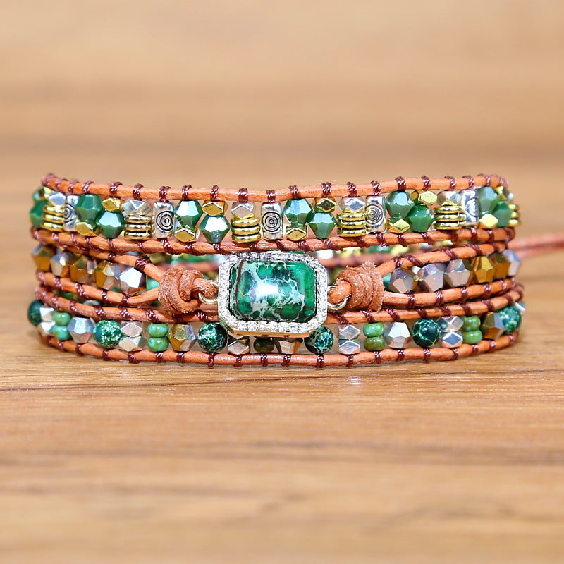 Multi-Layer Woven Bohemian Bracelet in 2 Colors - Wazzi's Wear