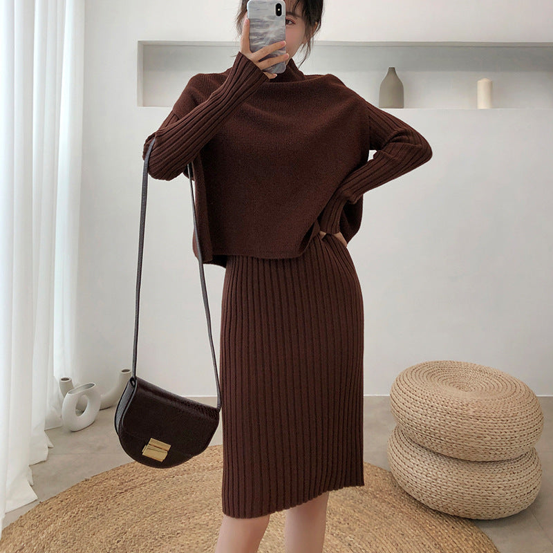 Two Piece Fashion Western Sweater Dress
