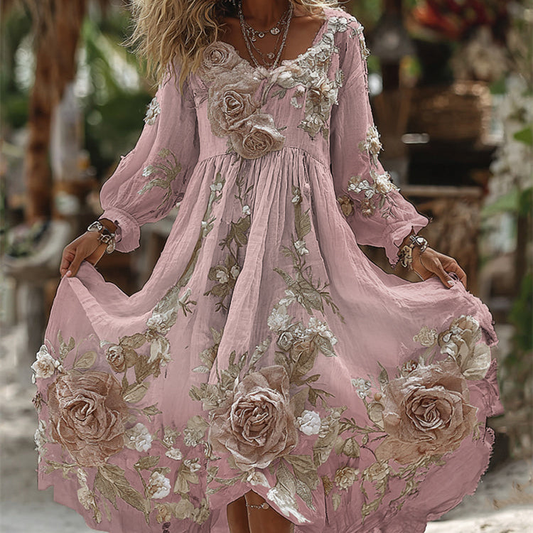 New Autumn American-Style Fashionable Casual Halloween Dress With Digital Print