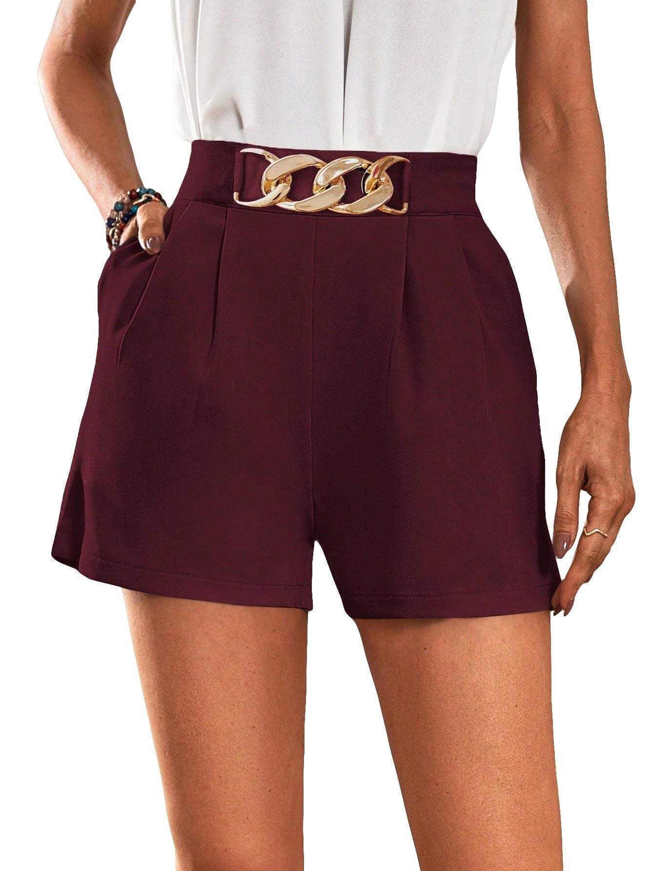 Women's Elegant High Waist Shorts