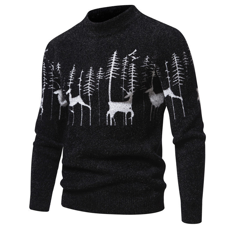 Men’s Round Neck Pullover Christmas Sweater