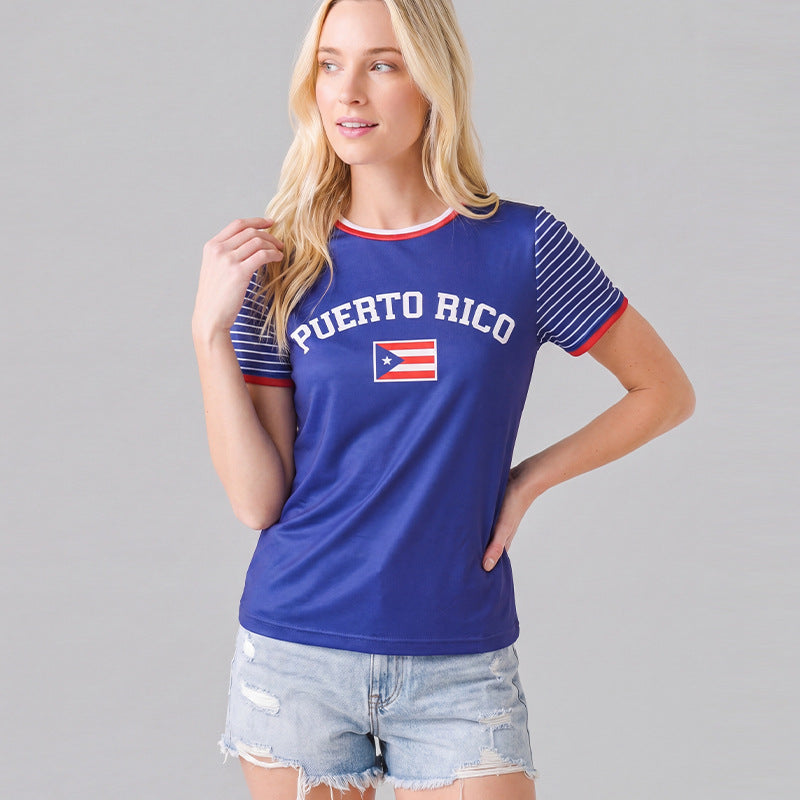 Fashionable Milk Silk Short-Sleeve Top