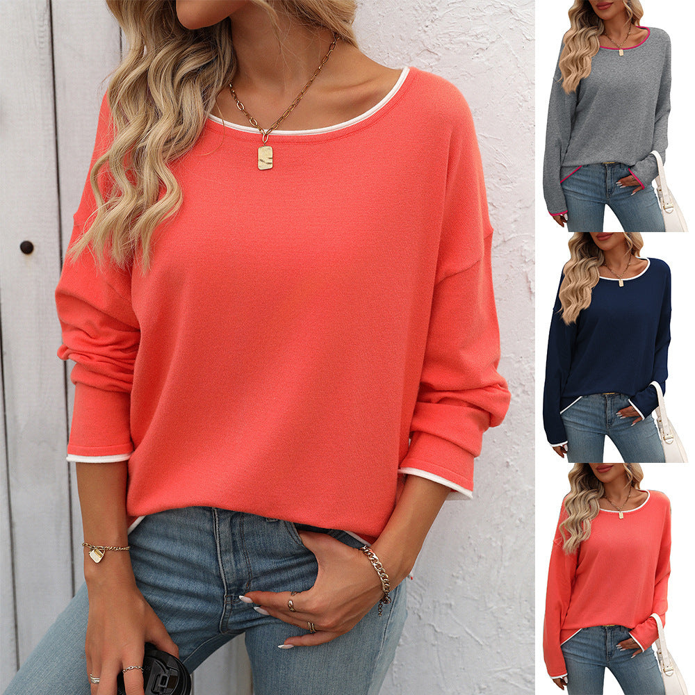 Women’s Round Neck Long Sleeve Sweater