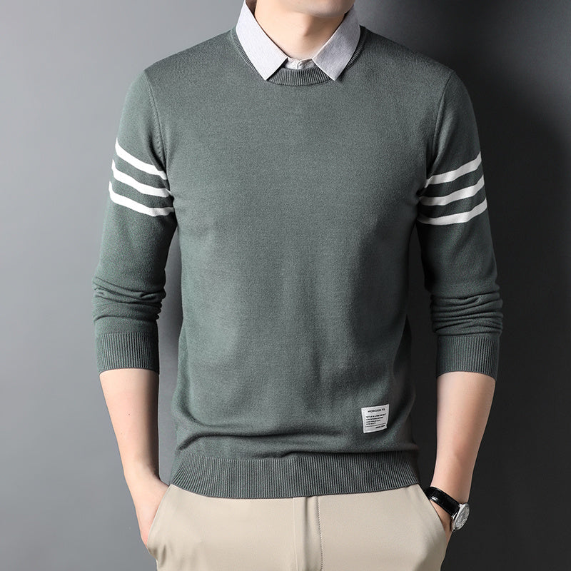 Winter Crew Neck Trend Men's Sweater Tops