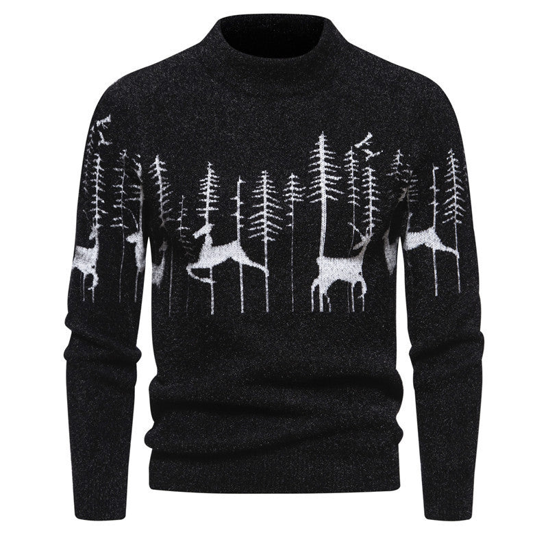 Men’s Round Neck Pullover Christmas Sweater