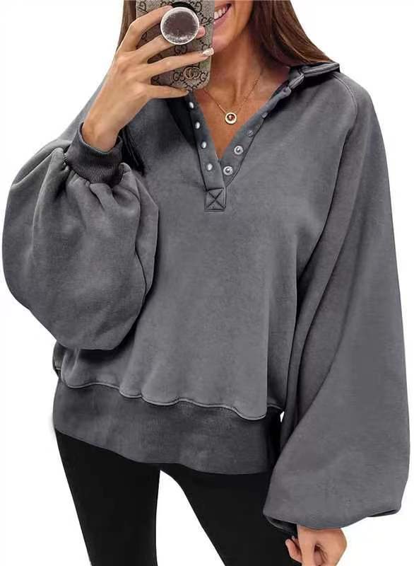 Women's Fashionable Sporty Drop-Shoulder Pullover Jacket