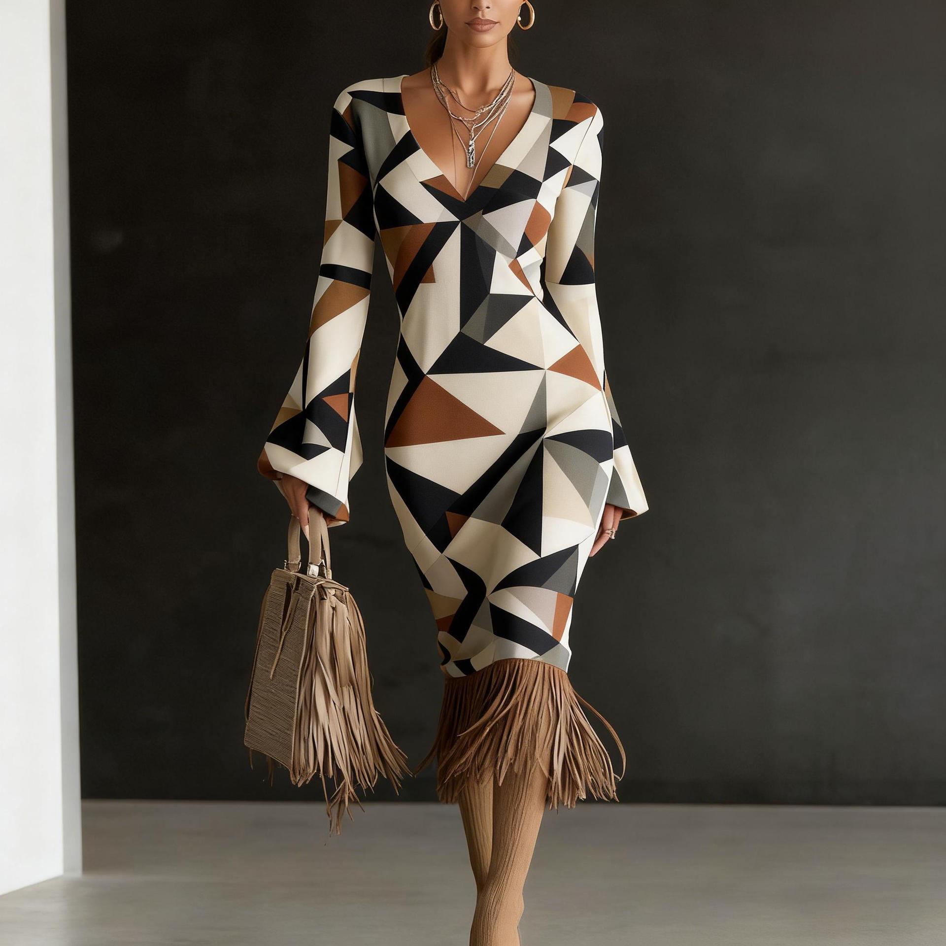 Creative Knitted Sweater Dresses For Women